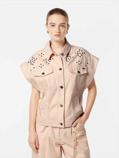 Cotton Sleeveless Festival Jacket