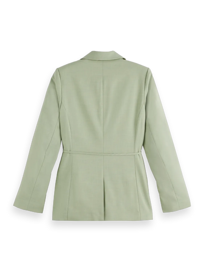 Drapey Belted Blazer