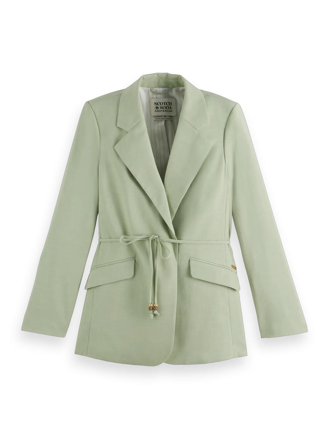 Drapey Belted Blazer