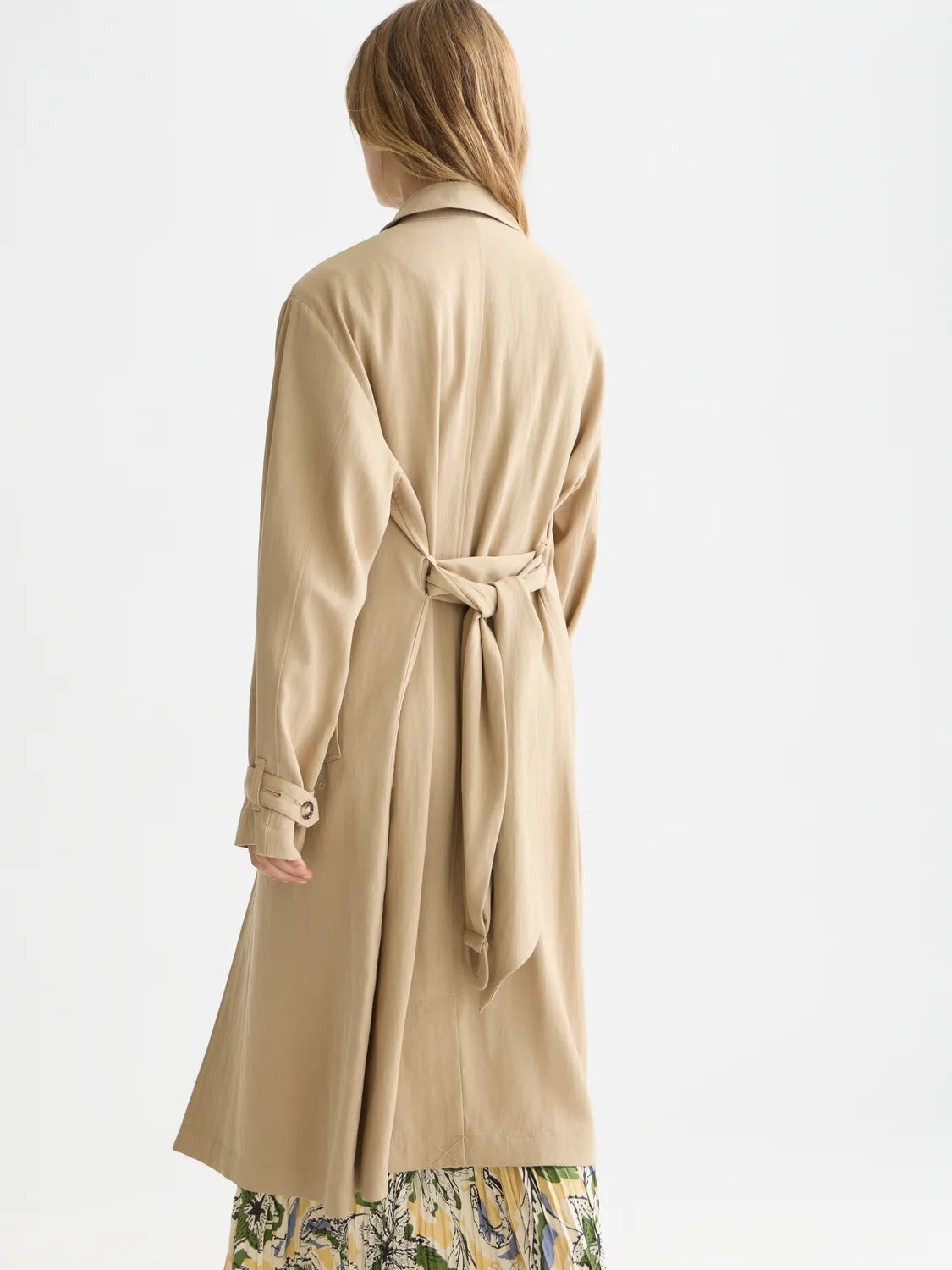 Flowy Trench Coat