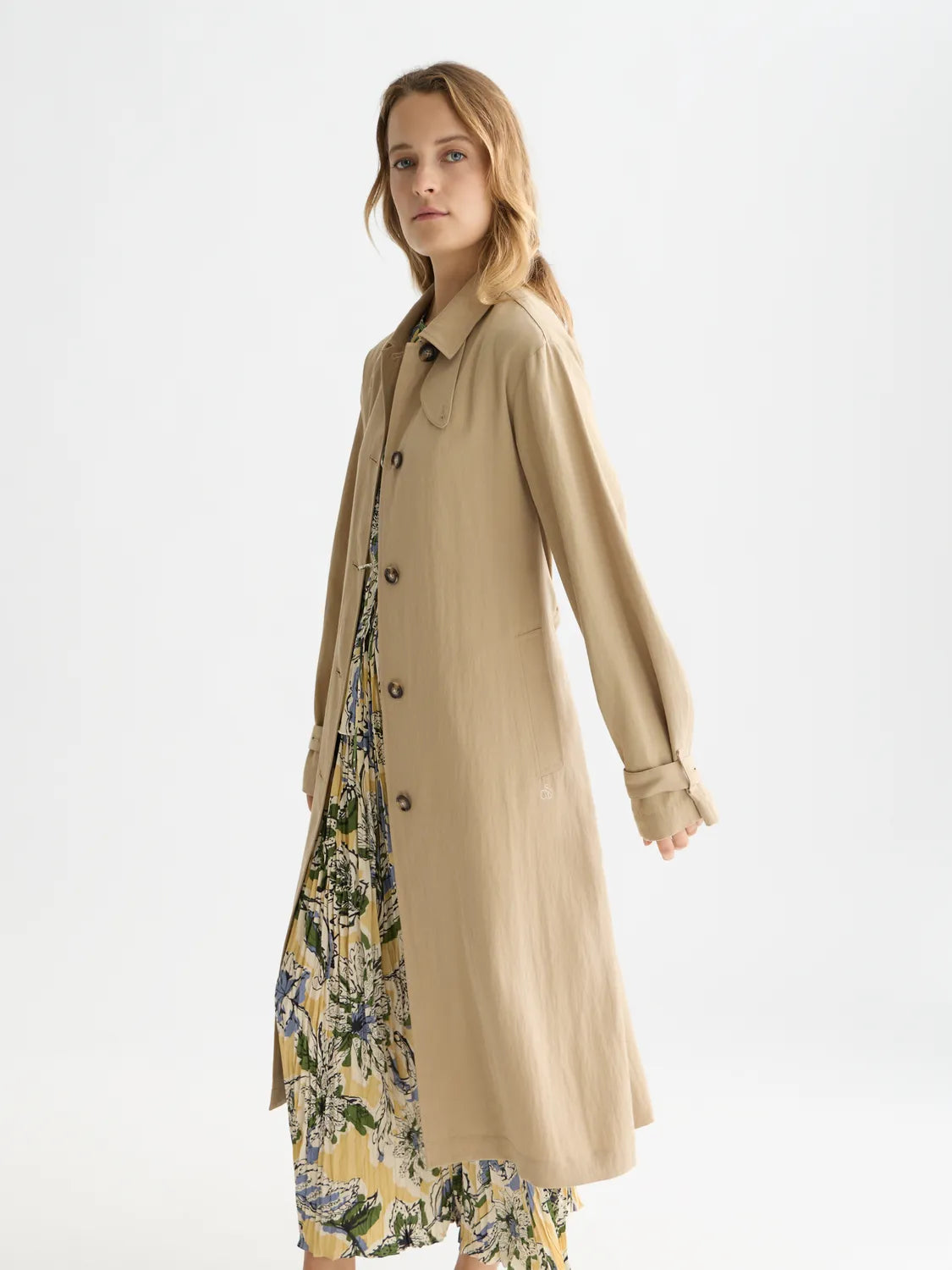 Flowy Trench Coat
