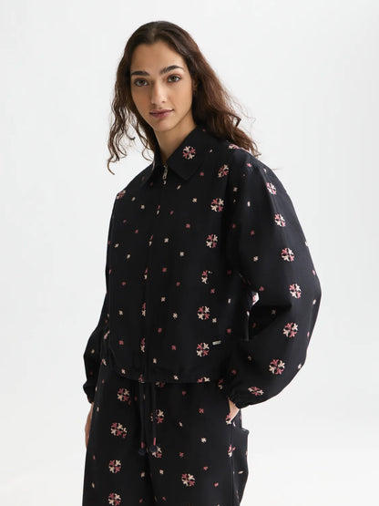 Embroidered Cotton Jacket
