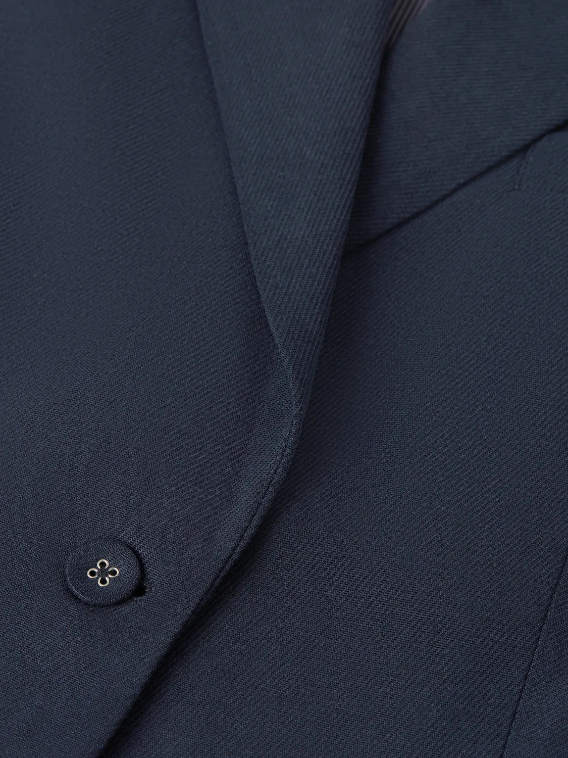 Gabardine Relaxed Single Breasted Blazer