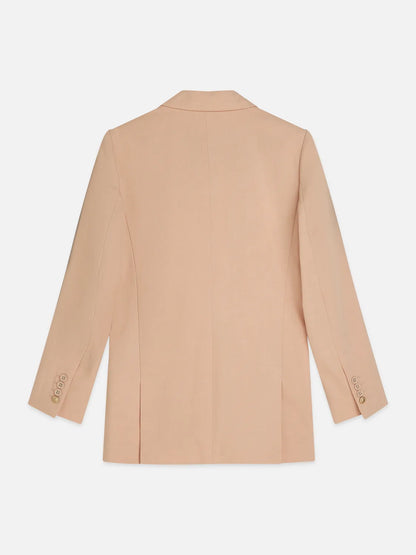 Gabardine Relaxed Single Breasted Blazer