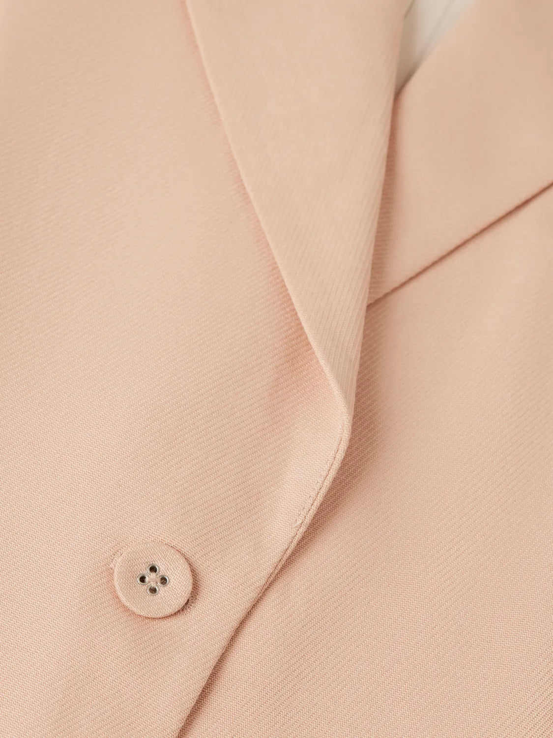 Gabardine Relaxed Single Breasted Blazer