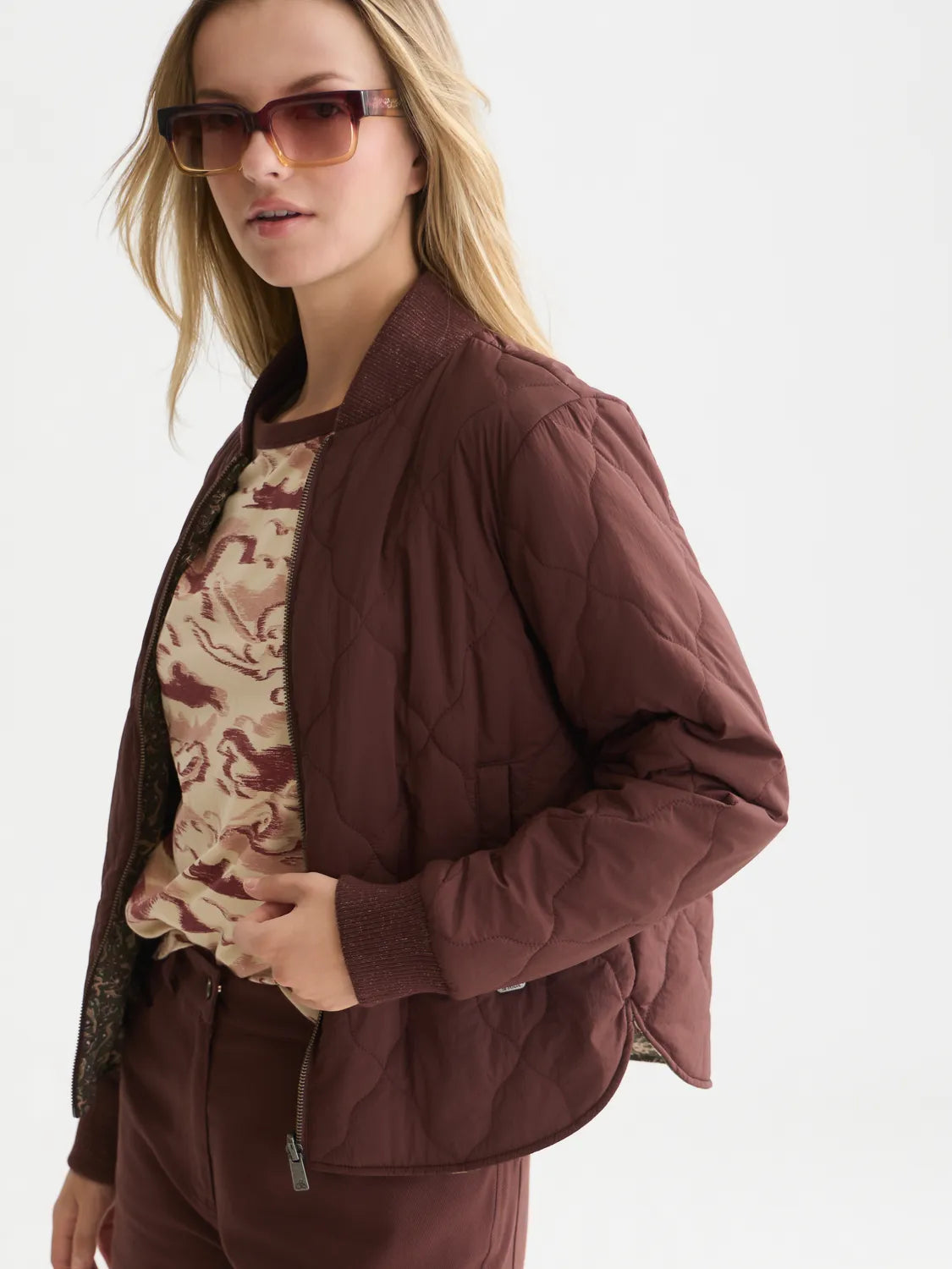 Reversible Quilted Bomber