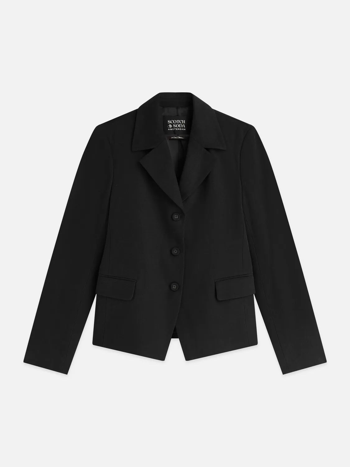 Gabardine Fitted Blazer