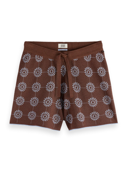 Jacquard Knit Short