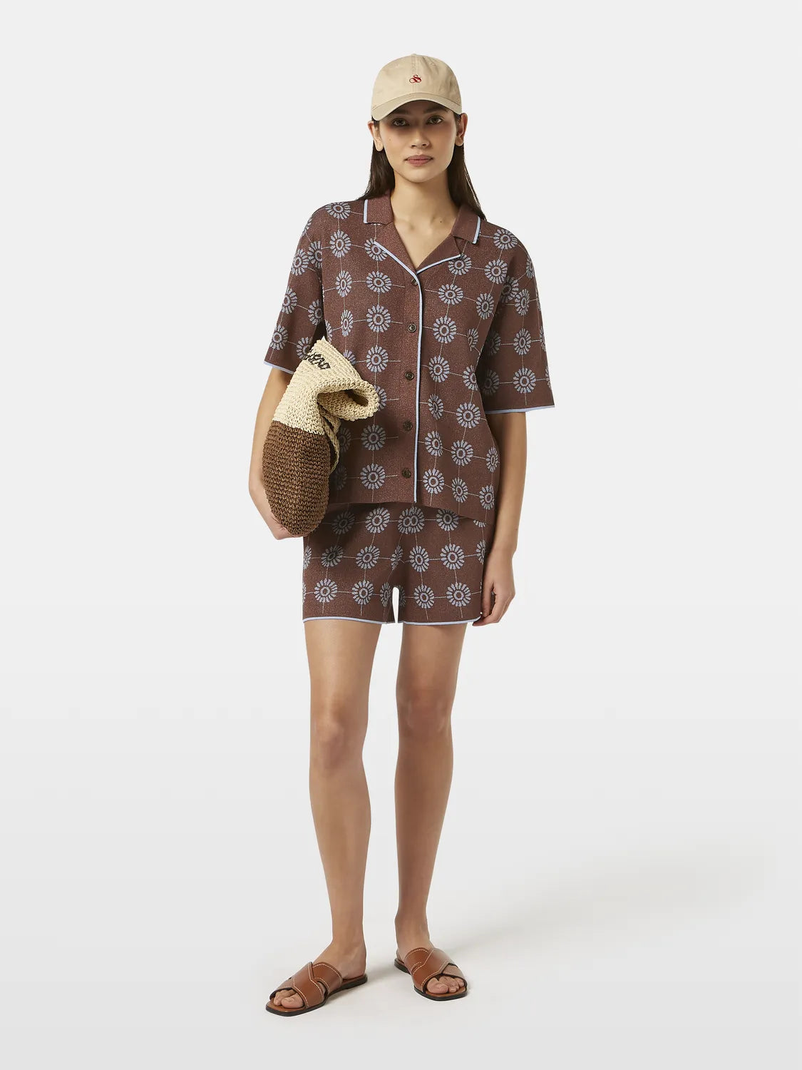 Jacquard Knit Short