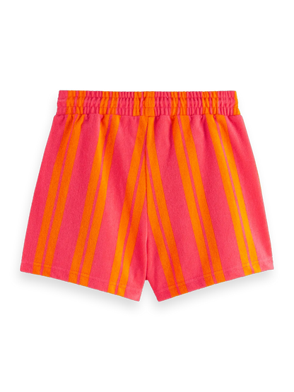 Terrycloth Striped Short