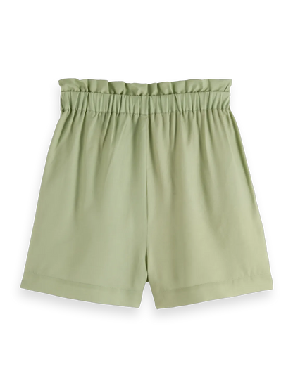 High-Rise Printed Short
