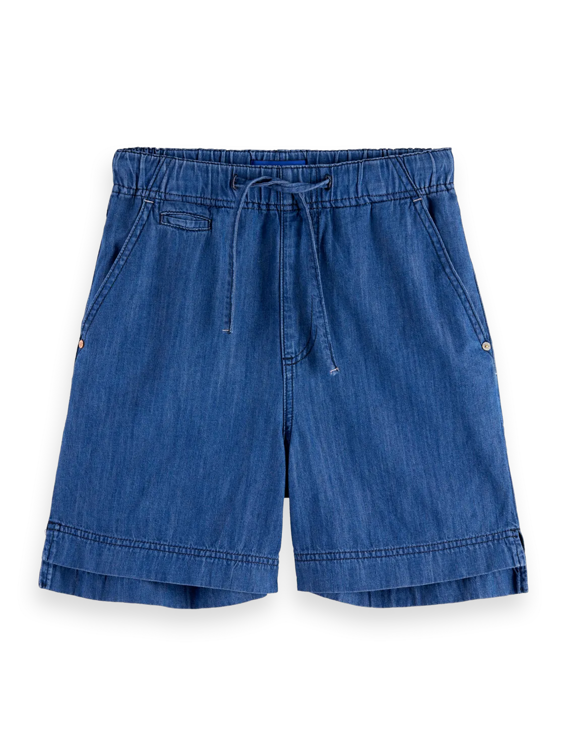 Lightweight Denim Utility Short | Washed Indigo