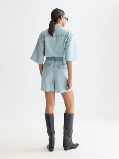 Lightweight Denim Playsuit