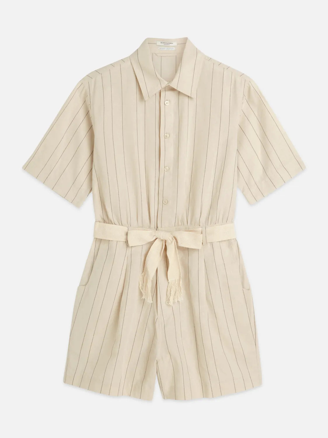 Cotton-Linen Playsuit