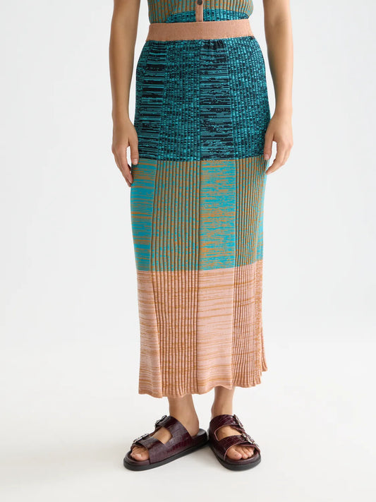 Maxi Ribbed Knitted Skirt