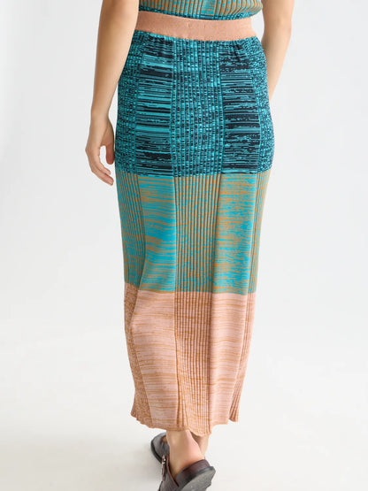 Maxi Ribbed Knitted Skirt