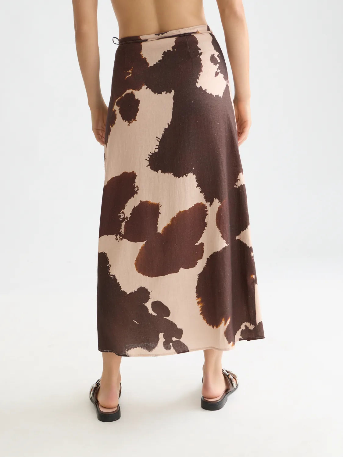 Linen Wrap Skirt