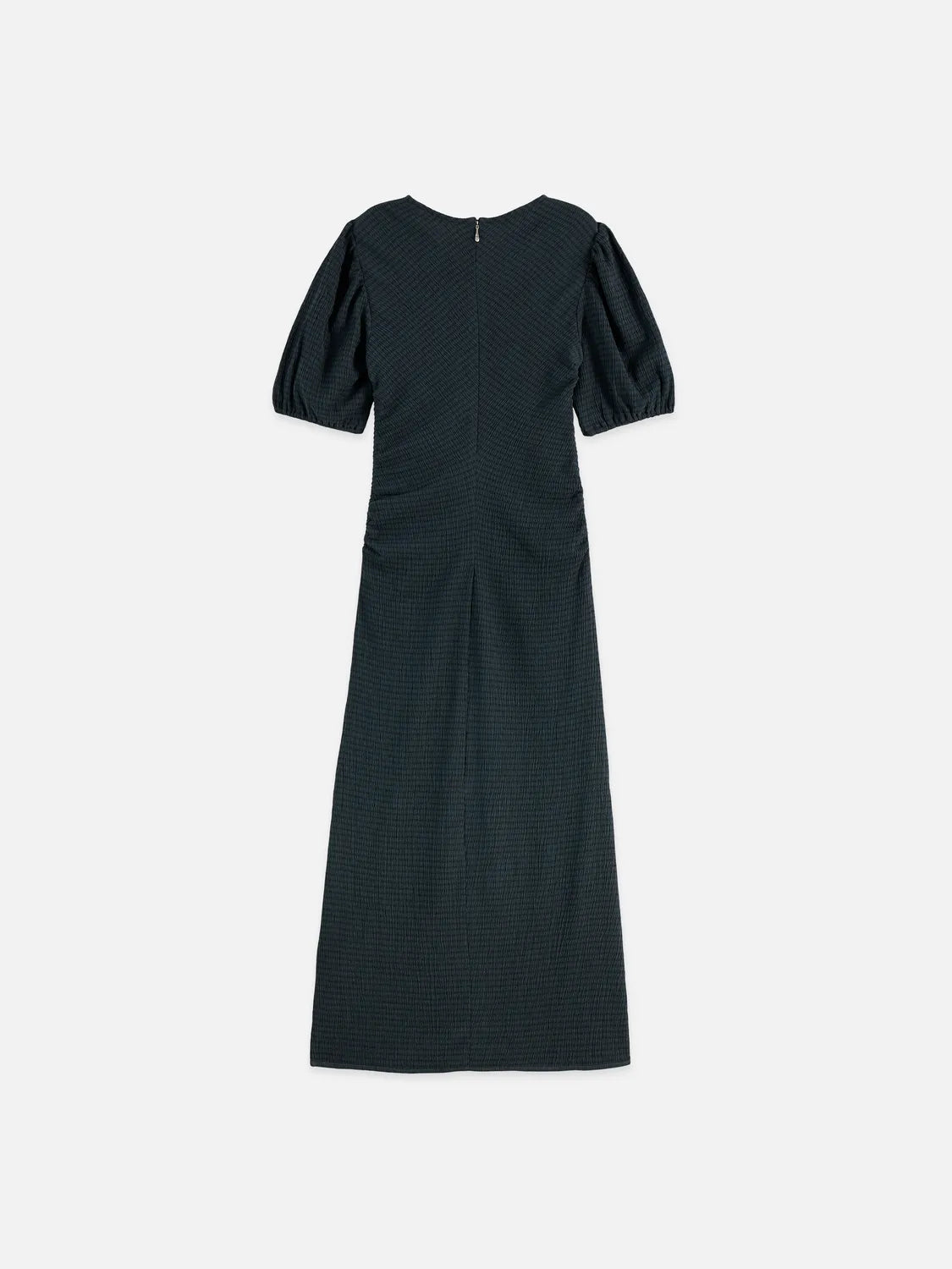 Open Structured Jersey Midi Dress