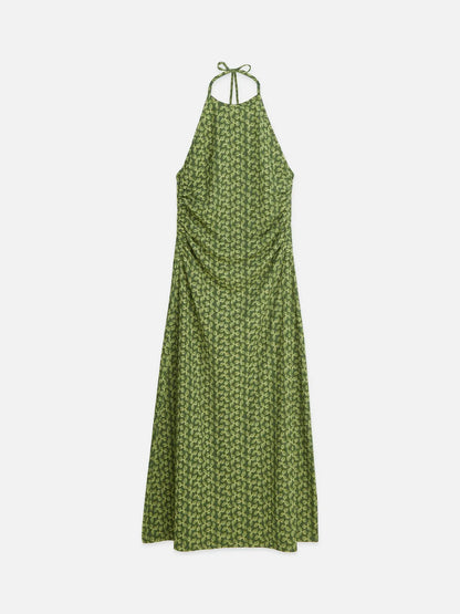 Open Back  Midi Dress