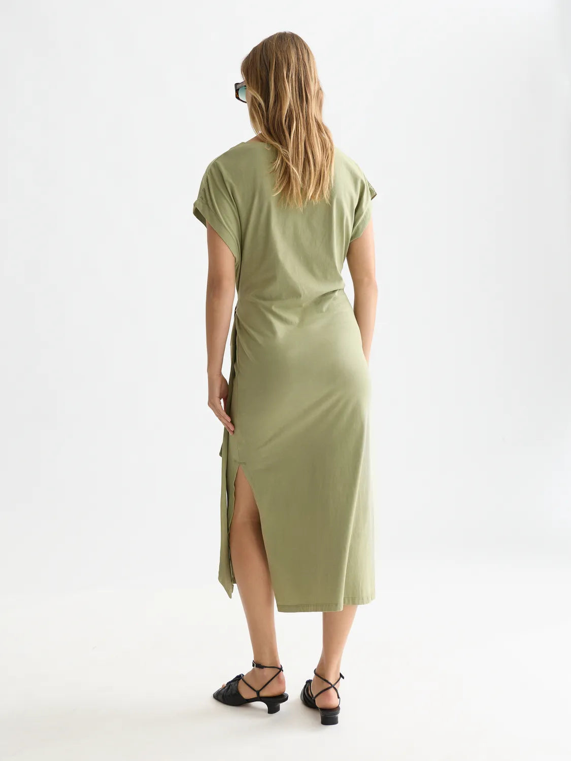 Knotted Relaxed Midi Dress