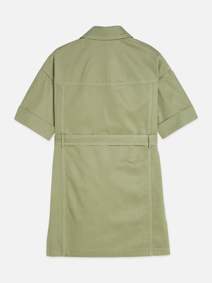 Belted Utility Mini Dress