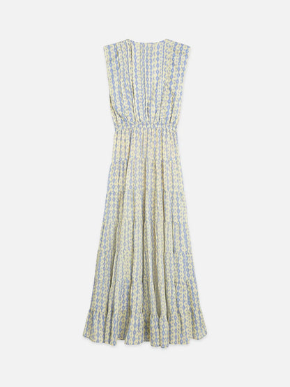 Printed Tiered Maxi Dress