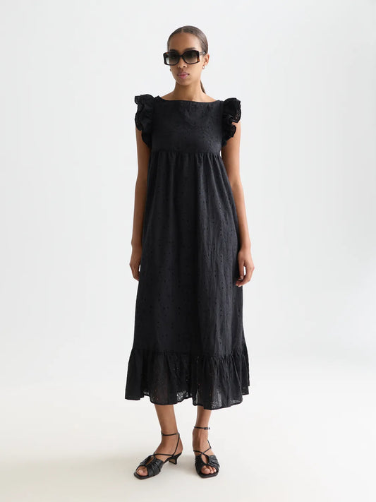 Broderie Anglaise Ankle Length Dress