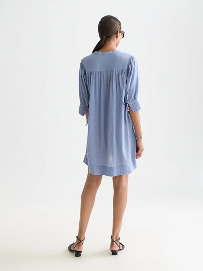 Mini Gathered Sleeve Dress