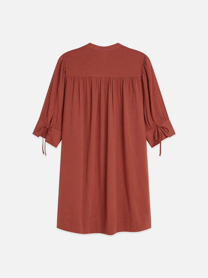 Mini Gathered Sleeve Dress