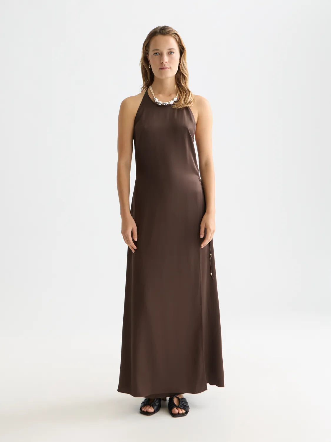 Viscose Maxi Cami Wrap Dress