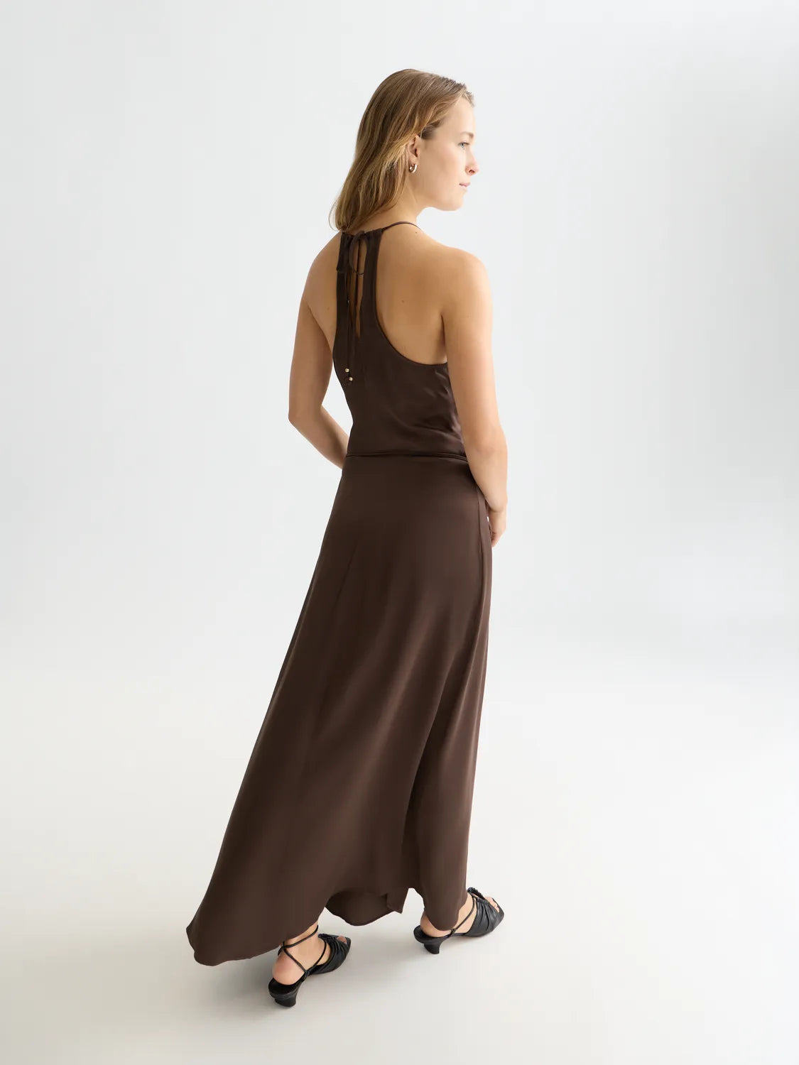 Viscose Maxi Cami Wrap Dress