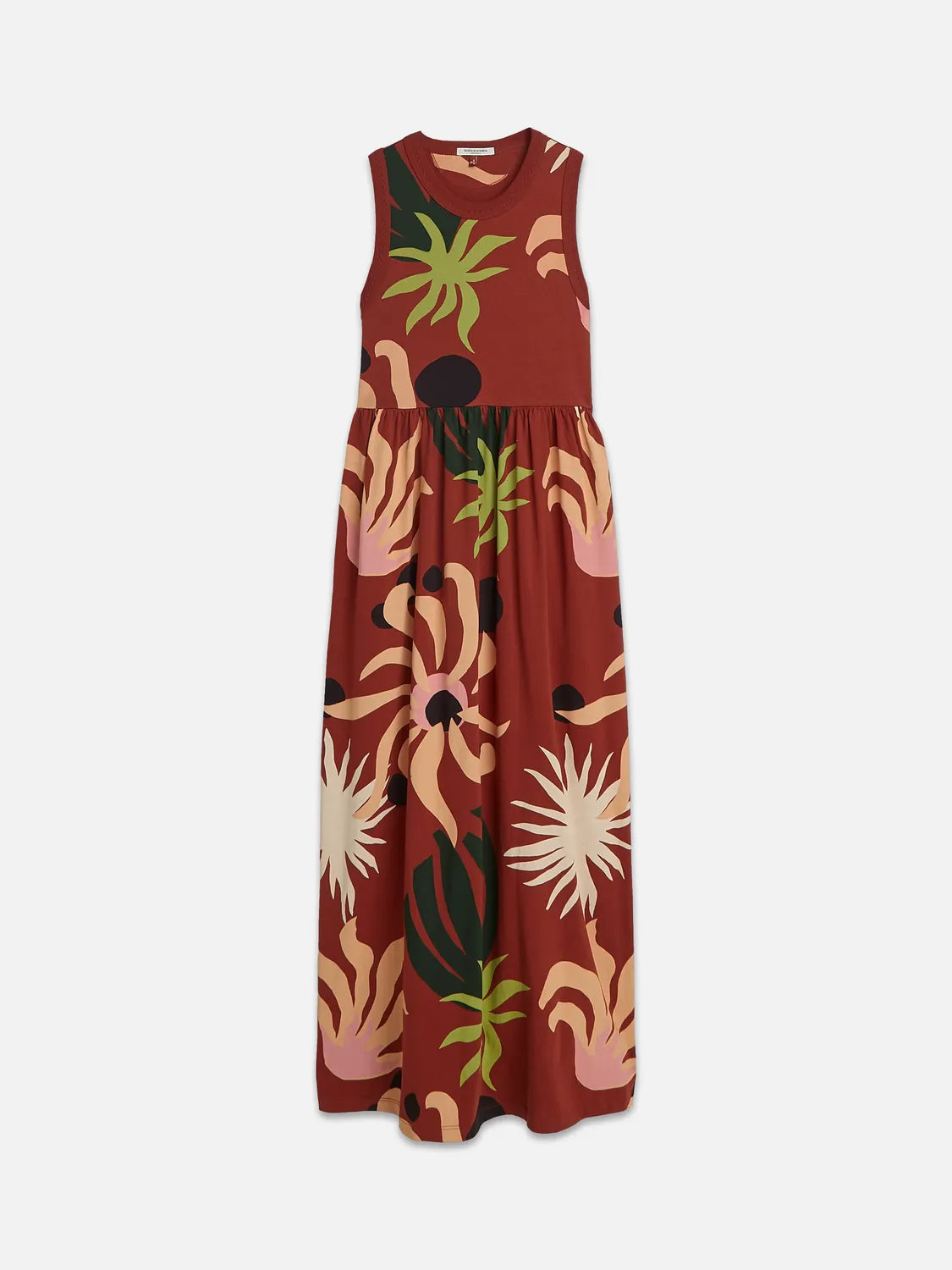 Printed Tank Midi Dress