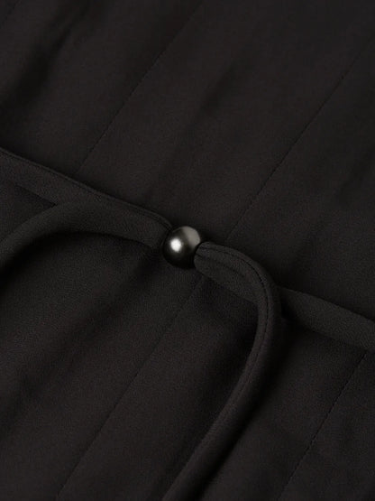 Pleated Ankle Length Dress