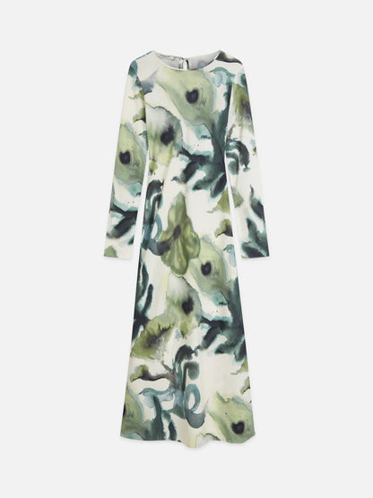 Printed Ankle Length Dress