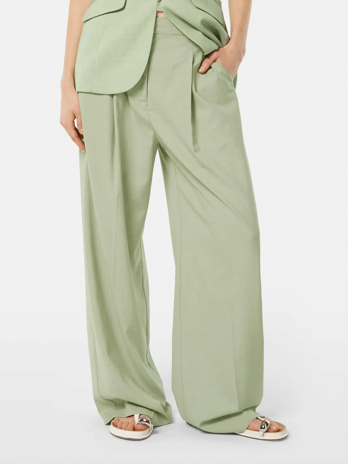 Rose High-Rise Wide-Leg Pant