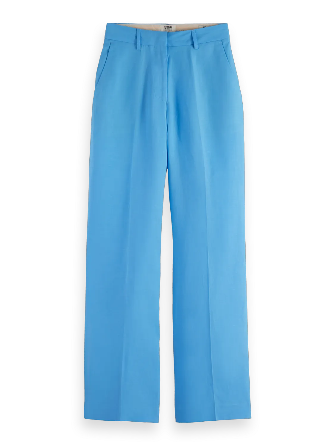 Edie High-Rise Tailored Wide-Leg Pant