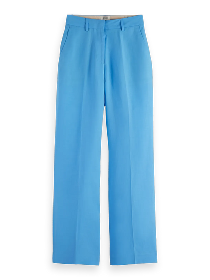 Edie High-Rise Tailored Wide-Leg Pant
