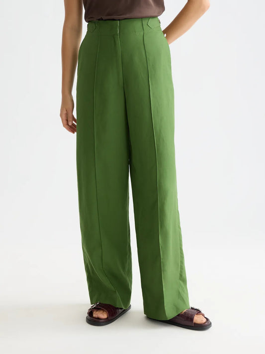 Lou - Lyocell High Rise Wide Leg Pants