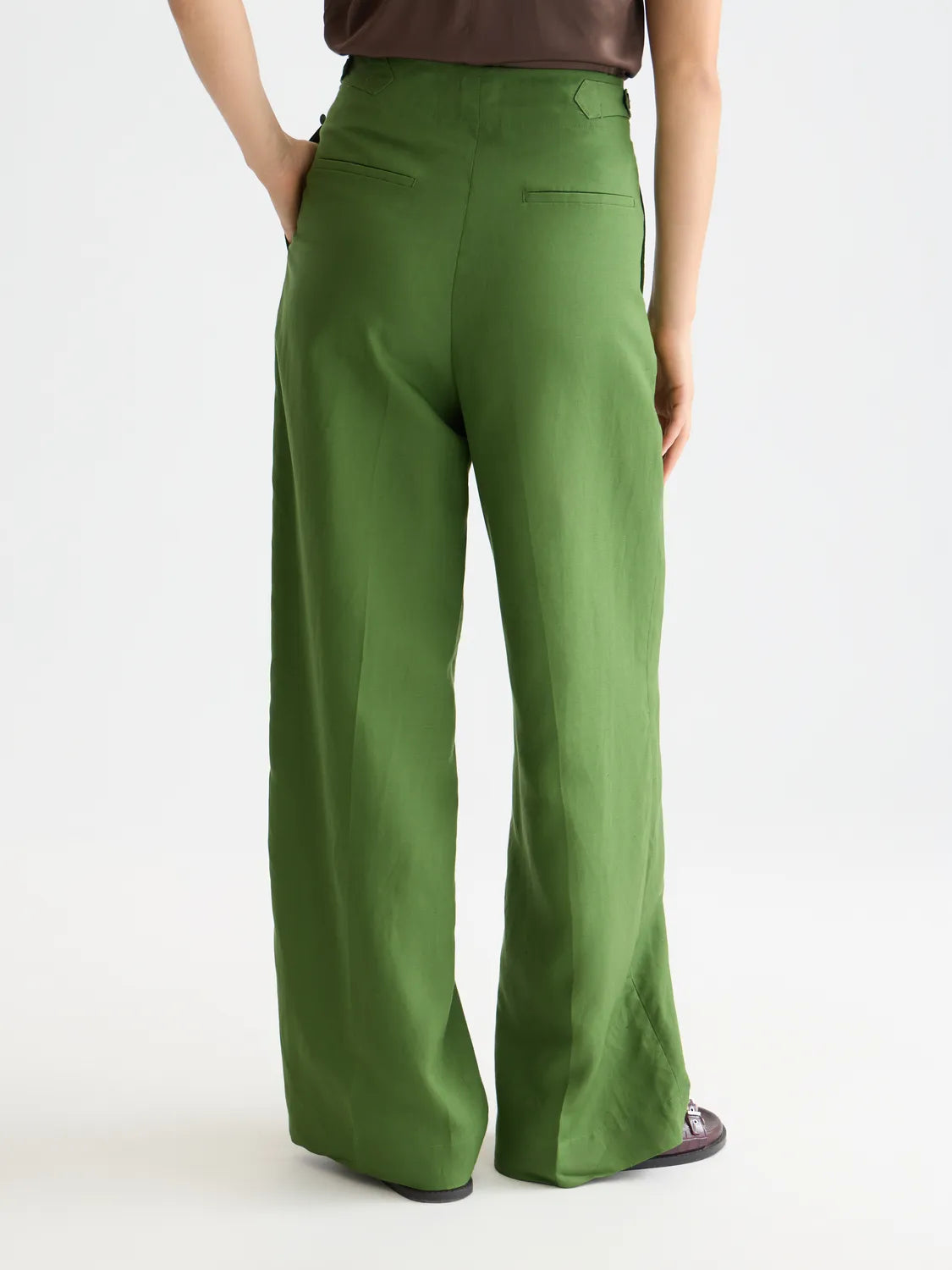 Lou - Lyocell High Rise Wide Leg Pants