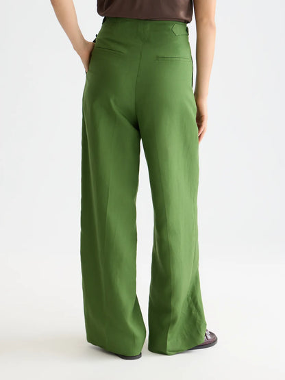 Lou - Lyocell High Rise Wide Leg Pants
