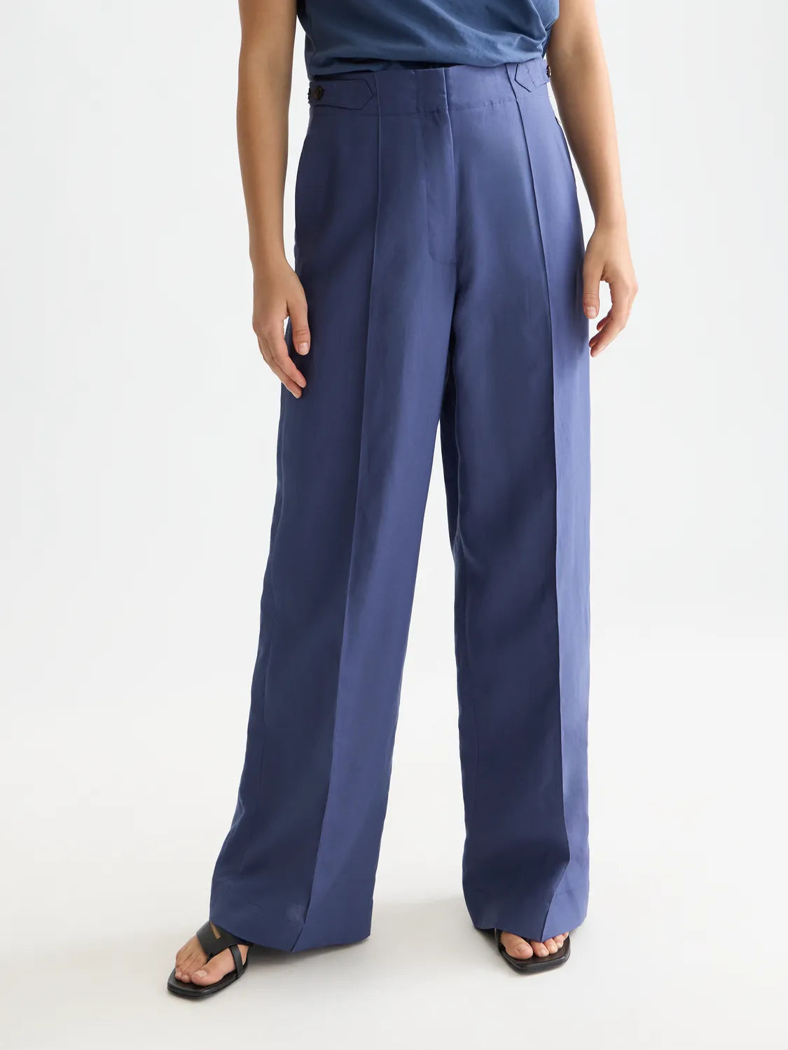 Lou - Lyocell High Rise Wide Leg Pants