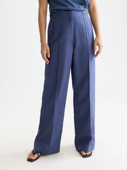 Lou - Lyocell High Rise Wide Leg Pants