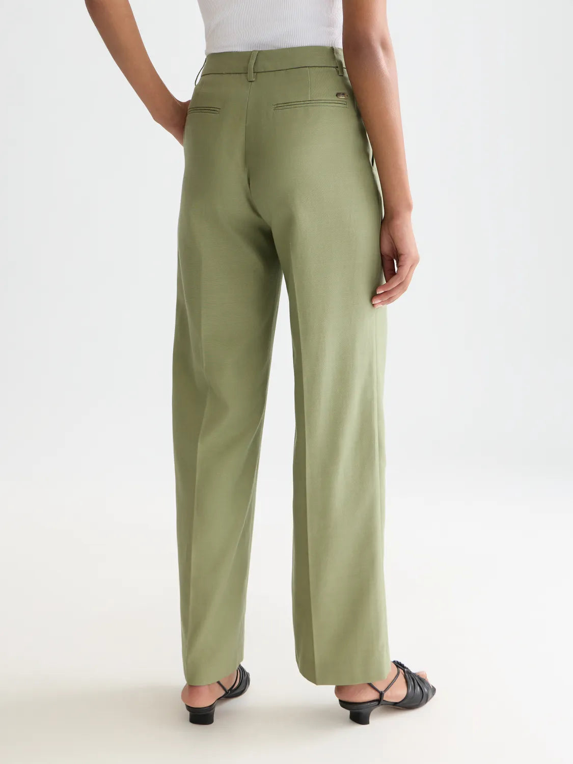 Edie - High Rise Wide Leg Pants