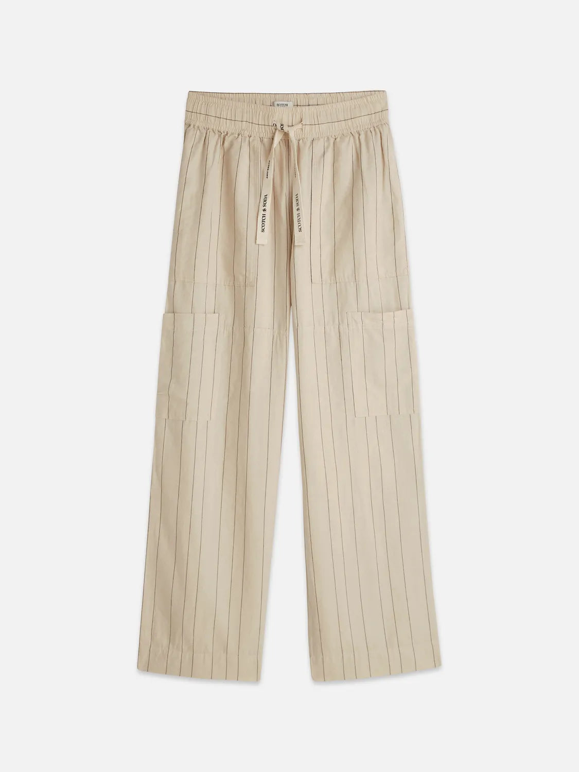 Noa - Linen High-Rise Wide-Leg Relaxed Pull On Pants