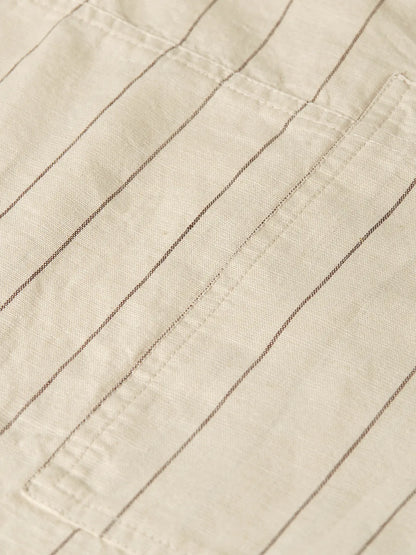 Noa - Linen High-Rise Wide-Leg Relaxed Pull On Pants
