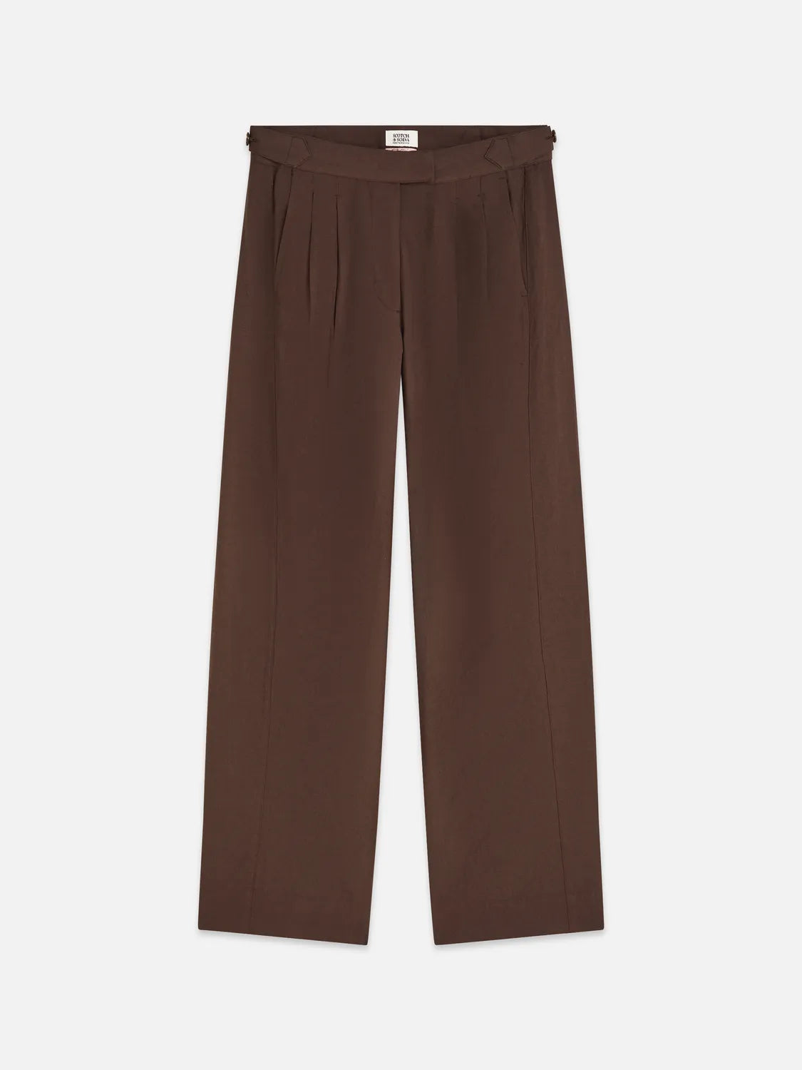 Quinn - Mid Rise Wide Leg Linen Cotton Pants