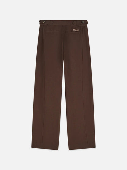 Quinn - Mid Rise Wide Leg Linen Cotton Pants