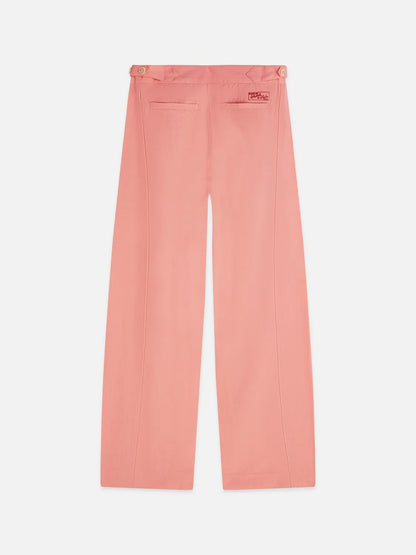 Quinn - Mid Rise Wide Leg Linen Cotton Pants