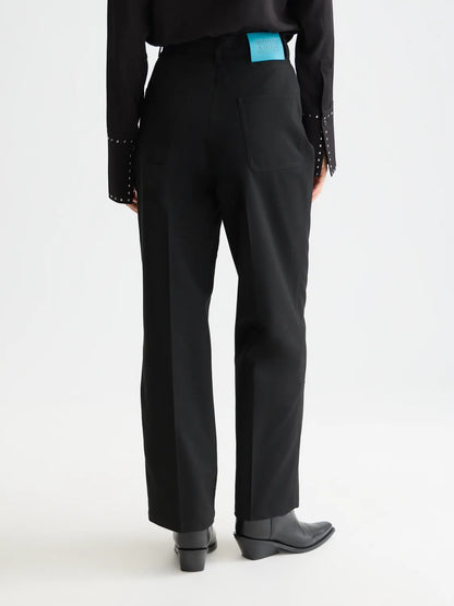 Raine Studded High Rise Wide Leg Pants