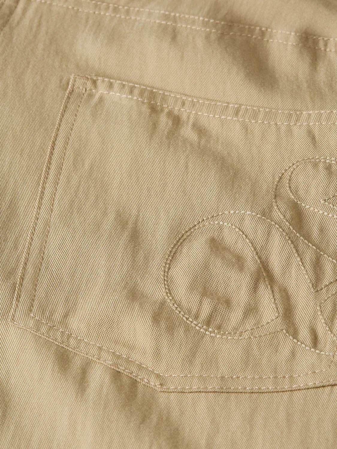 Lotus - Twill High Rise Barrel Leg Pants